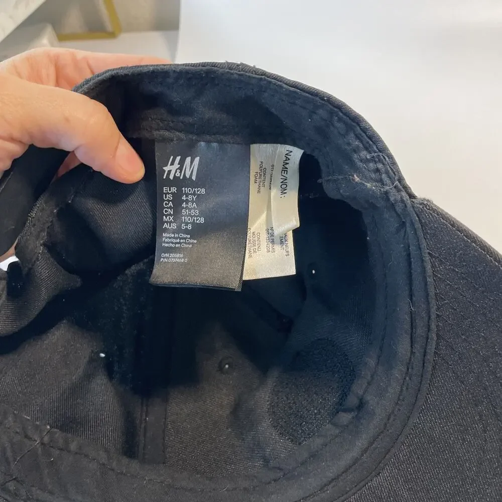 H&M Division Champions Play The Game Win Soccer Gold Sequin Black Snapback Cap